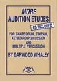 MORE AUDITION ETUDES BK/CD cover